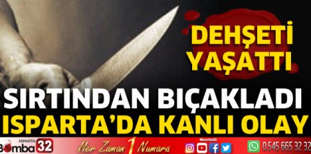 Sırtından bıçakladı 