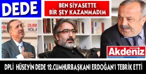 Siyasette sadece dost kazandım