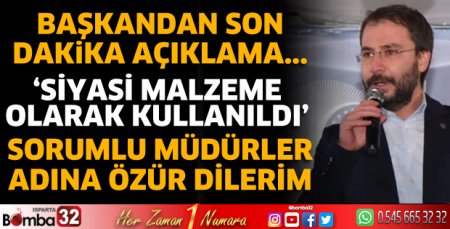 Siyasi malzeme olarak kullanıldı