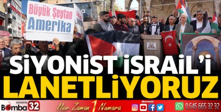 Siyonist İsrail’i lanetliyoruz