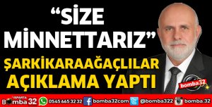 SİZE MİNNETTARIZ