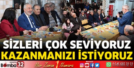 Sizleri çok seviyoruz kazanmanızı istiyoruz