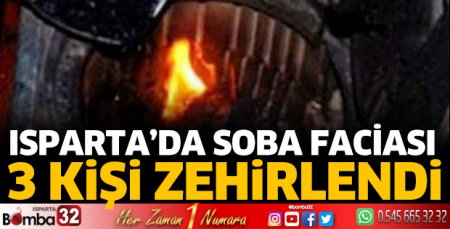 Soba faciasında 3 kişi hastaneye kaldırıldı
