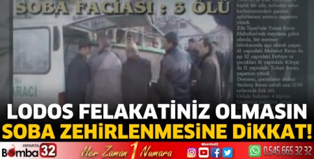 Soba zehirlenmesine dikkat!
