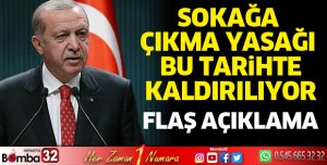 Sokağa çıkma yasağı kaldırılıyor