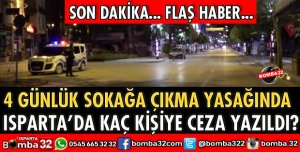 SOKAĞA ÇIKMA YASAĞINDA KAÇ KİŞİYE CEZA KESİLDİ