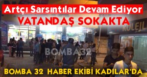 ISPARTA DA DEPREM KORKUTTU