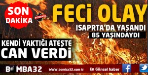 SON DAKİKA YANARAK CAN VERDİ 