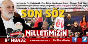 SON SÖZ MİLLETİMİZİN !