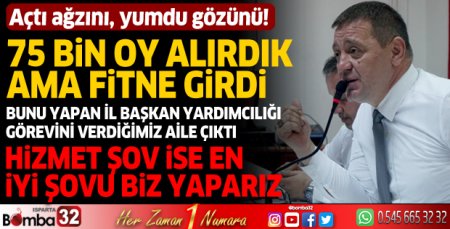 Sönmez: Hizmet şov ise en iyi şovu biz yaparız 