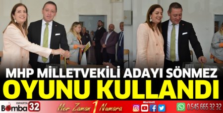 Sönmez oyunu kullandı