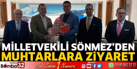 Sönmez'den muhtarlara ziyaret