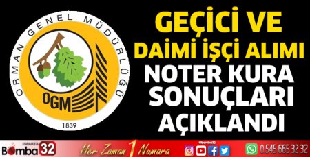 Sonuçlar açıklandı