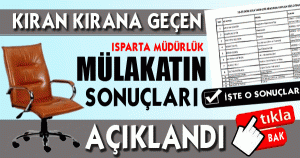 SONUÇLAR AÇIKLANDI