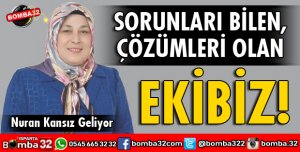 SORUNLARI BİLEN ÇÖZÜMLERİ OLAN EKİBİZ