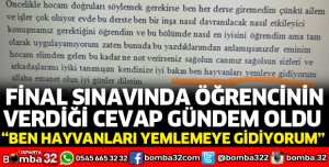 SORUYA VERDİĞİ CEVAPLA GÜNDEM OLDU