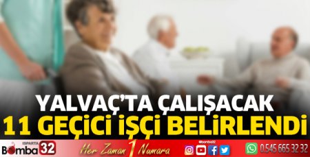 Sosyal Hizmetler ve Huzurevi’ne alınacak işçiler belli oldu