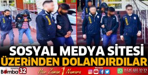 Sosyal medya sitesi üzerinden dolandırdılar