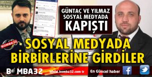 SOSYAL MEDYADA BİRBİRLERİNE GİRDİLER