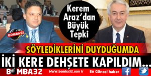 SÖYLEDİKLERİNİ DUYDUĞUMDA İKİ KERE DEHŞETE KAPILDIM