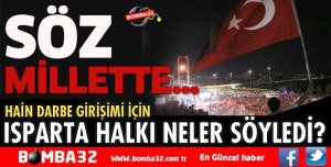 SÖZ MİLLETTE!