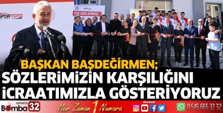 Sözlerimizin karşılığını icraatımızla gösteriyoruz