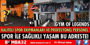 SPOR İLE SAĞLIKLI YAŞAM BU ADRESTE! GYM OF LEGENDS