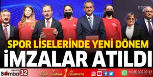 Spor liselerinde yeni dönem: İmzalar atıldı