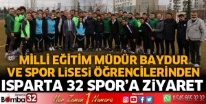 Spor Lisesi öğrencilerinden Isparta 32 Spor'a ziyaret