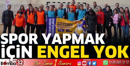 Spor yapmak için engel yok 