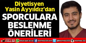 SPORCULARA BESLENME ÖNERİLERİ