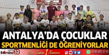 Sportmenliği de öğreniyorlar