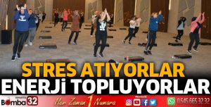 Stres atıyorlar, enerji topluyorlar