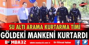 SU ALTI ARAMA KURTARMA EKİBİ GÖREV BAŞINDA