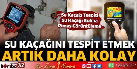 Su Kaçağı Tespiti artık daha kolay