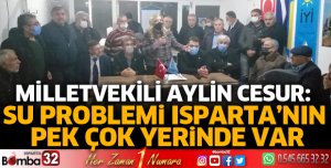 Su problemi Isparta’nın pek çok yerinde var
