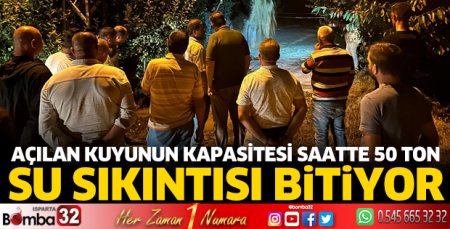 Su sıkıntısı bitiyor