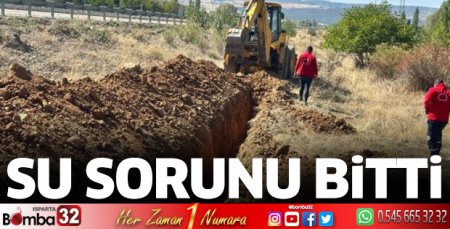 Su sorunu bitti