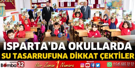 Su tasarrufuna dikkat çektiler