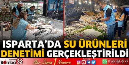 Su ürünleri denetimi gerçekleştirildi