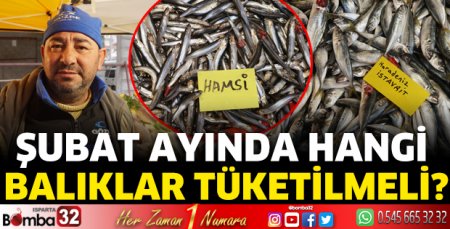 Şubat ayında hangi balıklar tüketilmeli?