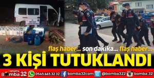 SUÇÜSTÜ YAKALANDILAR