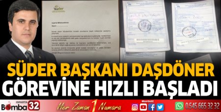 SÜDER Başkanı Faruk Daşdöner hızlı başladı
