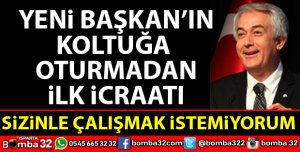 ŞÜKRÜ BAŞDEĞİRMEN İLK TALİMATINI VERDİ
