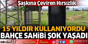 Sulama kuyusunun trafosu çalındı