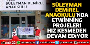 Süleyman Demirel Anaokulu'nda Etwinning projeleri