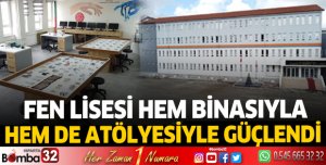 Süleyman Demirel Fen Lisesi Hem Binasıyla Hem Tekno Tasarım Atölyesiyle Güçlendi