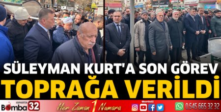 Süleyman Kurt'a son görev