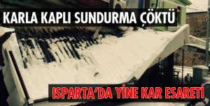 SUNDURMA ANİDEN ÇÖKTÜ!