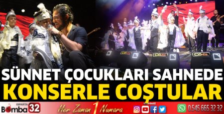 Sünnet çocukları sahnede 